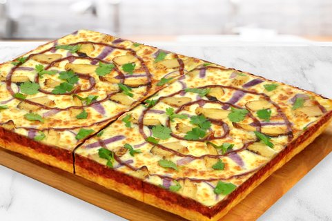 Deep-Dish BBQ Chicken Pizza