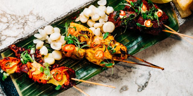 Peruvian Grilled Chicken Skewers