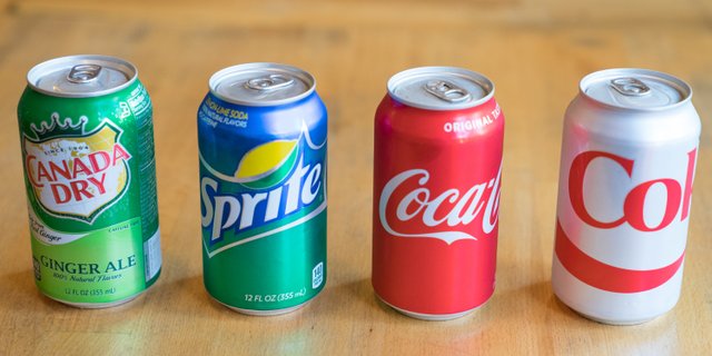 Assorted Individual Canned Sodas