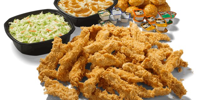 50pc Tenders Meal Bundle (25 Sauces)