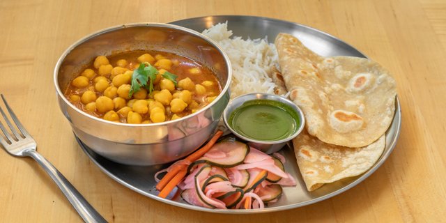 Chana Masala Basmati Rice Spice Bowl