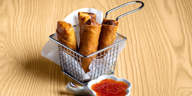 Roast Duck Spring Rolls