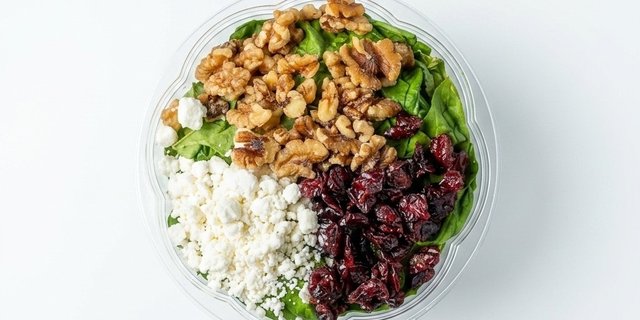 Spinach & Goat Salad