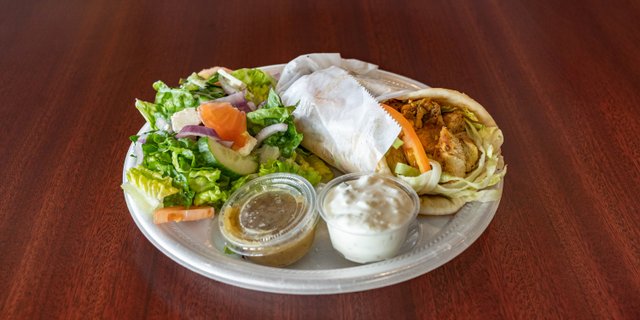 Chicken Souvlaki Wrap