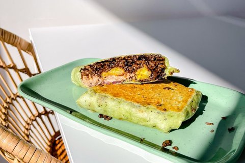 Build-Your-Own Spinach Wrap