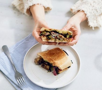 Sun-Dried Tomato & Eggplant Sandwich
