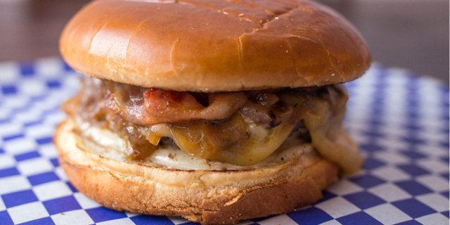 Smoked Gouda Burger