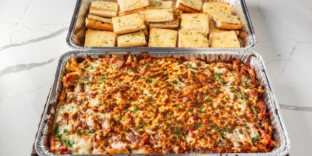 Three-Cheese Baked Penne