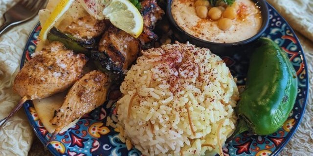 Chicken Kabob Plate
