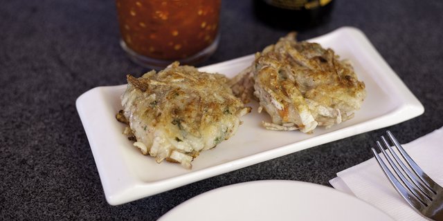 Taro Shrimp Cakes