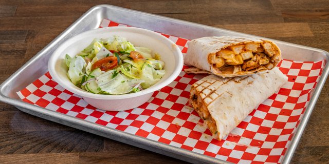 Algerian Chicken Wrap