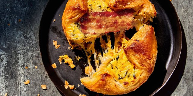 Spinach & Bacon Soufflé