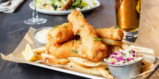 Beer-Battered Fish & Chips
