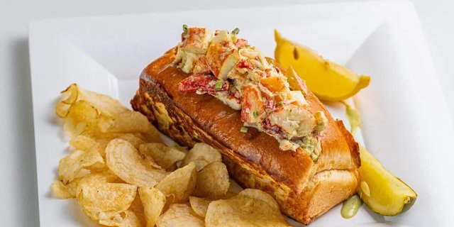 Warm Maine Cilantro Lobster Rolls