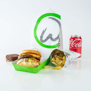 OUR BURGER BAGGED LUNCH (WITH CHEESE)
