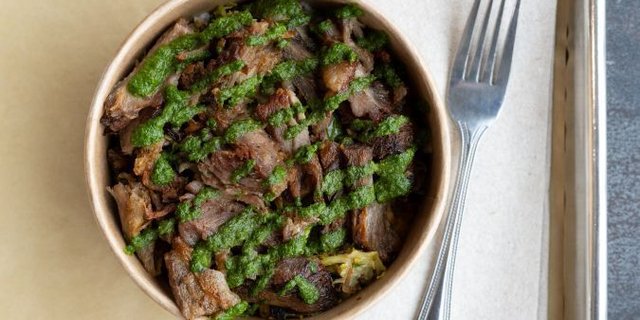 Hand Stacked Pork Bowl