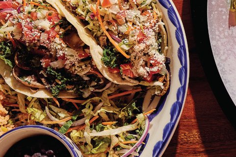 Kale & Mushroom Tacos