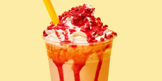 Strawberries & Cream Milkshake