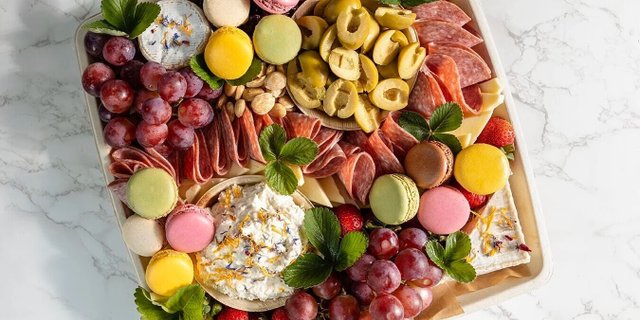 Cheese Charcutiere Macarons Board X Folk