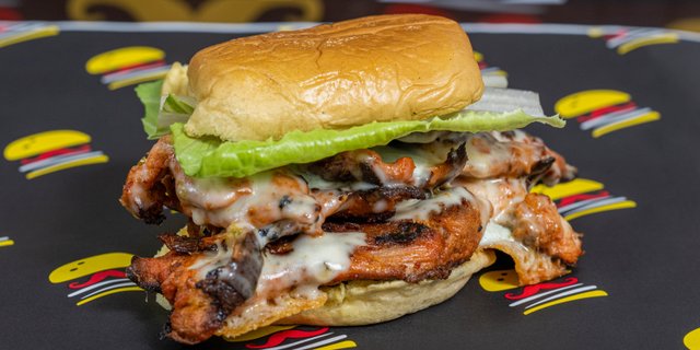 Chick-A-Tikka Burger