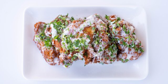 Lemon Garlic Wings Tray