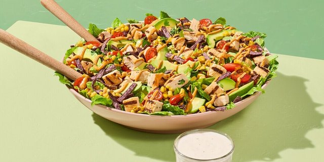 Southwest Chicken Ranch Salad