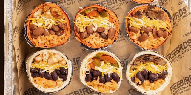 12 Burrito Halves