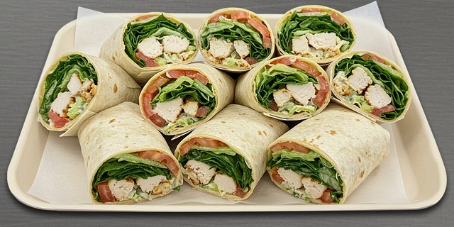 Chicken Caesar Wraps
