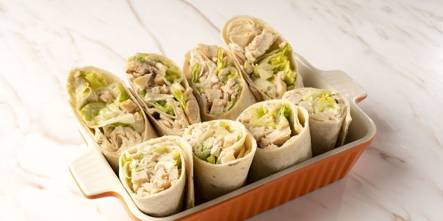 Chicken Caesar Wraps