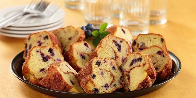 Blueberry Coffee Cake Tray