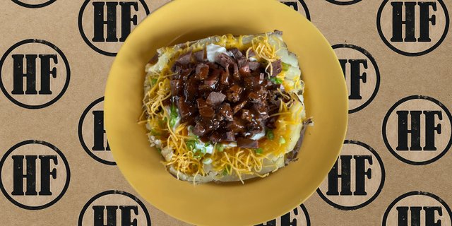 Bar-B-Q Baked Potato