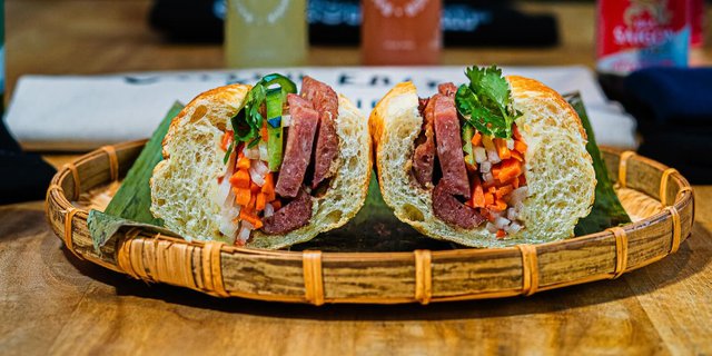 Spam Slammin' Egg Banh Mi