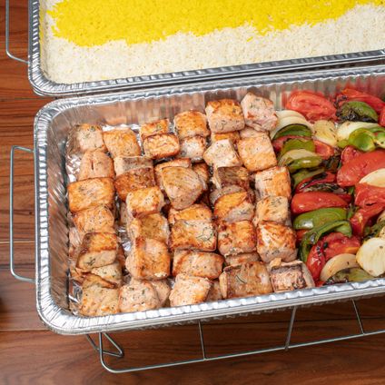 Fresh Salmon Kabob Tray