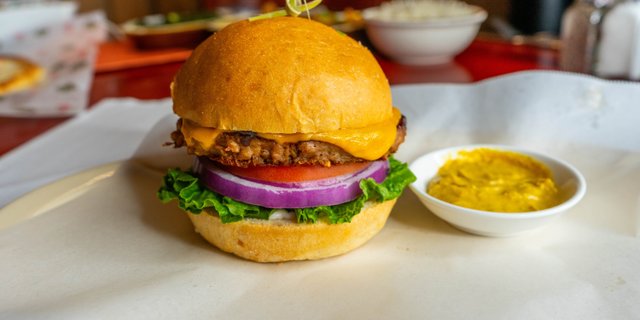 Gaia Vegan Burger Tray
