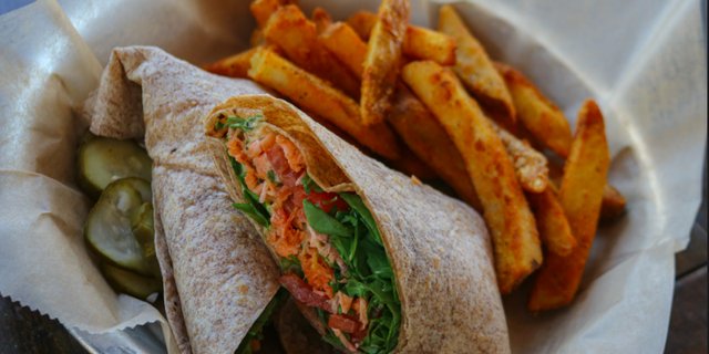 Salmon Wrap Boxed Lunch