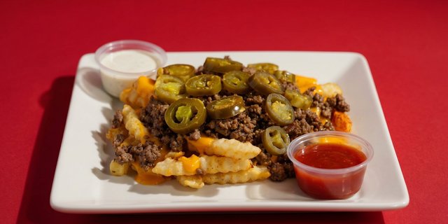 Cheesy Beefy Flex Fries