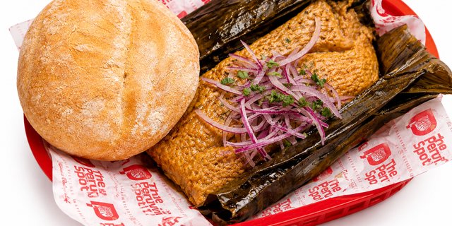 Pork Tamal Sandwich
