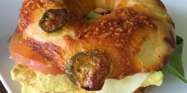 Jalapeño Bagel Sandwich