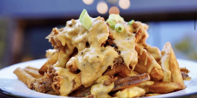 BBQ Pork & Beer Cheese Fries