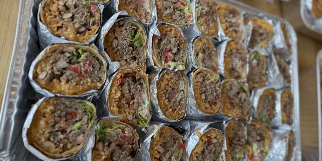 Carne Asada Burrito Tray