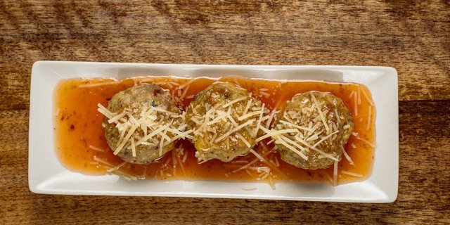 Stuffed Pork Meatballs