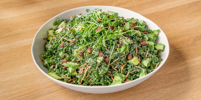 I Am Pure-Asian Shaved Kale Salad