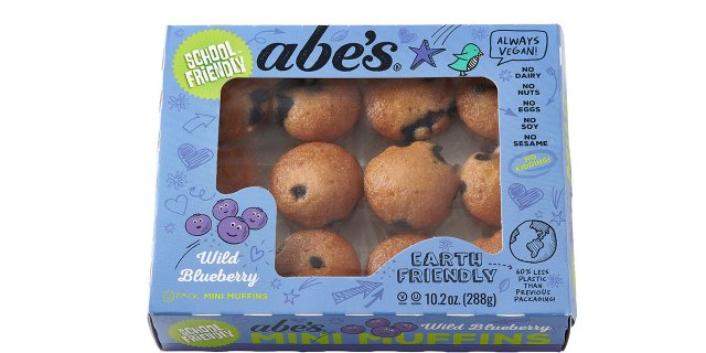 Abe's Vegan Mini Wild Blueberry Muffins