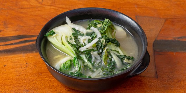 Miso-Glazed Greens