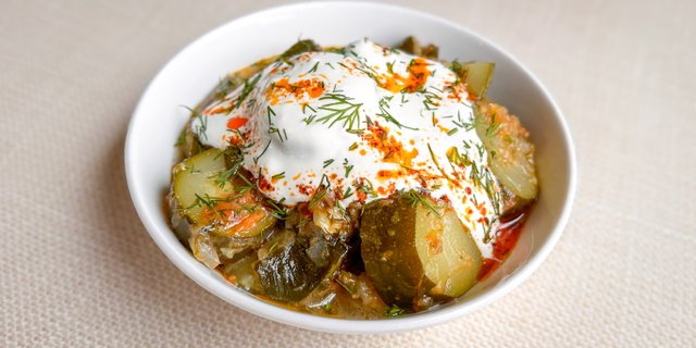 Vegan Zucchini Rice Bowl