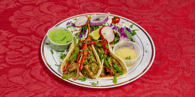 Chicken Desi Tacos