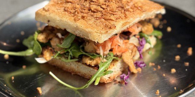 Vegan Lemongrass Soy Curls Panini
