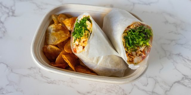 Grilled Buffalo Chicken Wrap