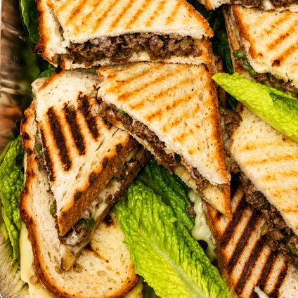 Cheesesteak Panini Platter