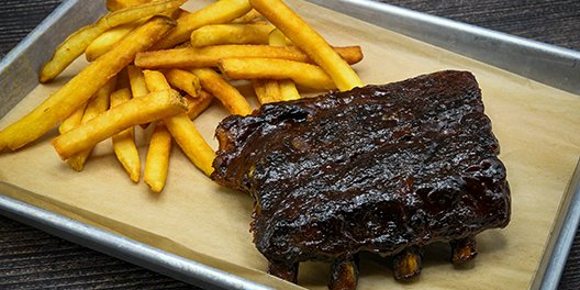 Half-Rack BBQ Pork Ribs Boxed Lunch